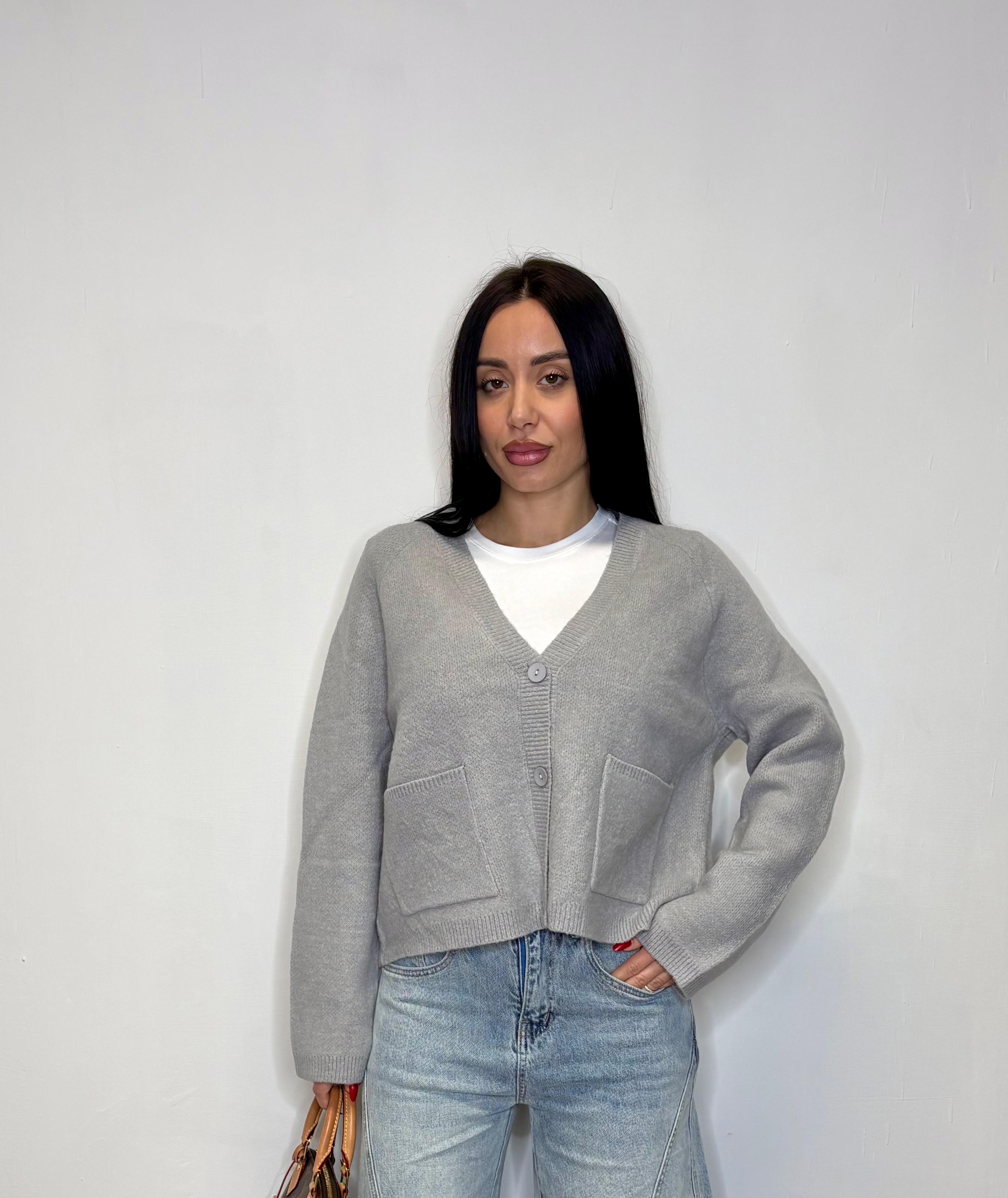 Cardigan con scollo V