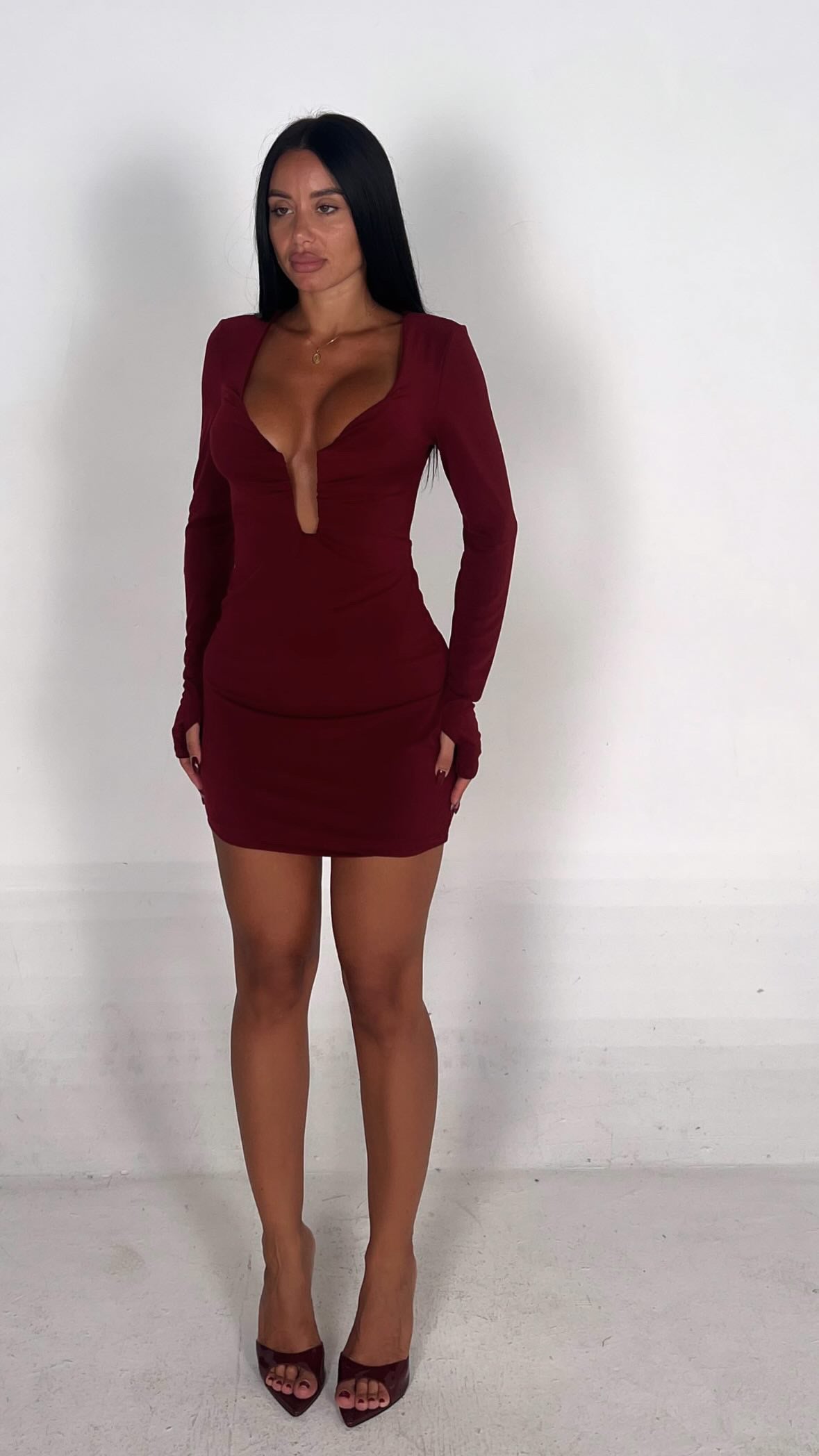 Abito LUCY bordeaux