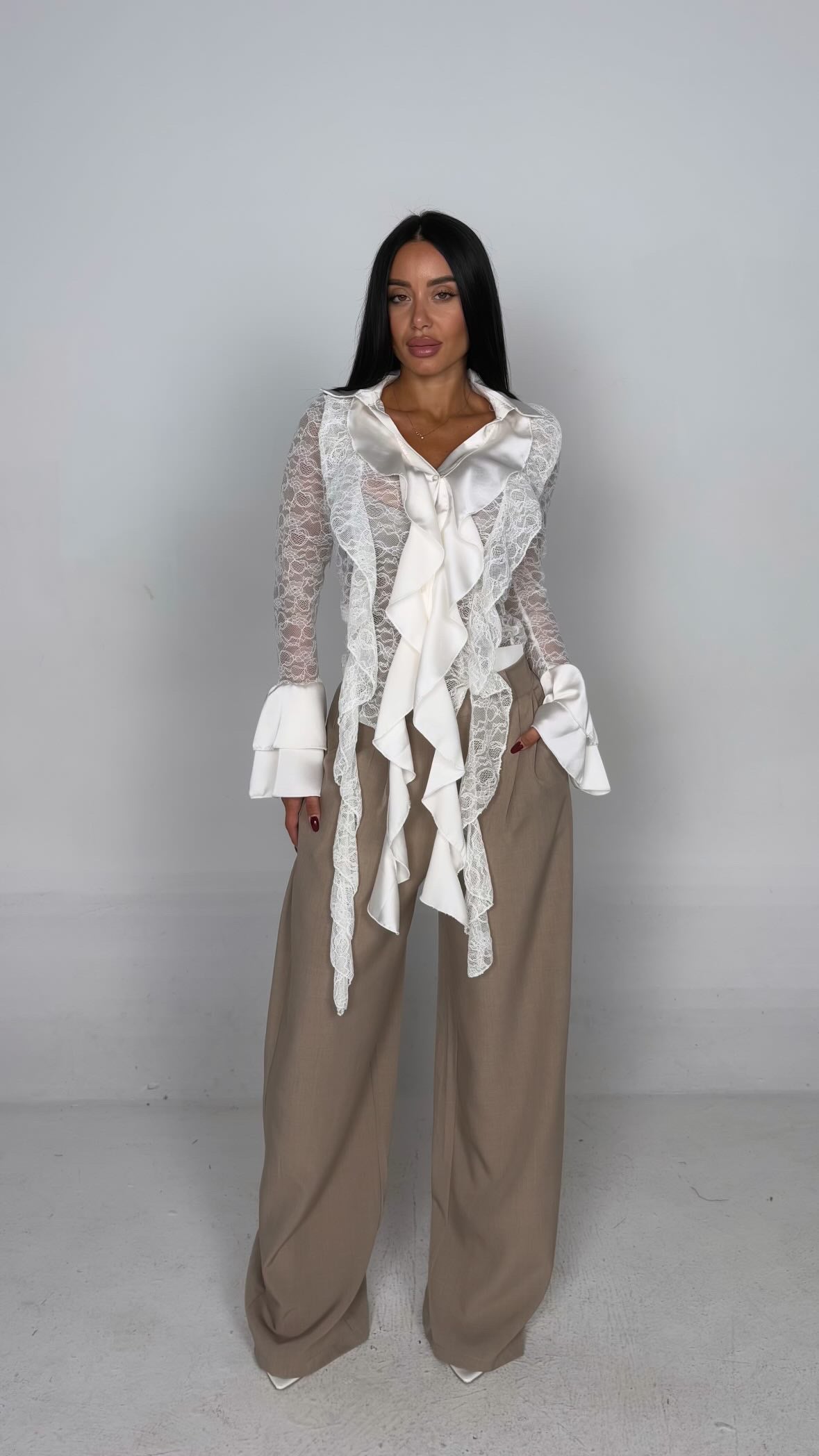 Camicia in pizzo