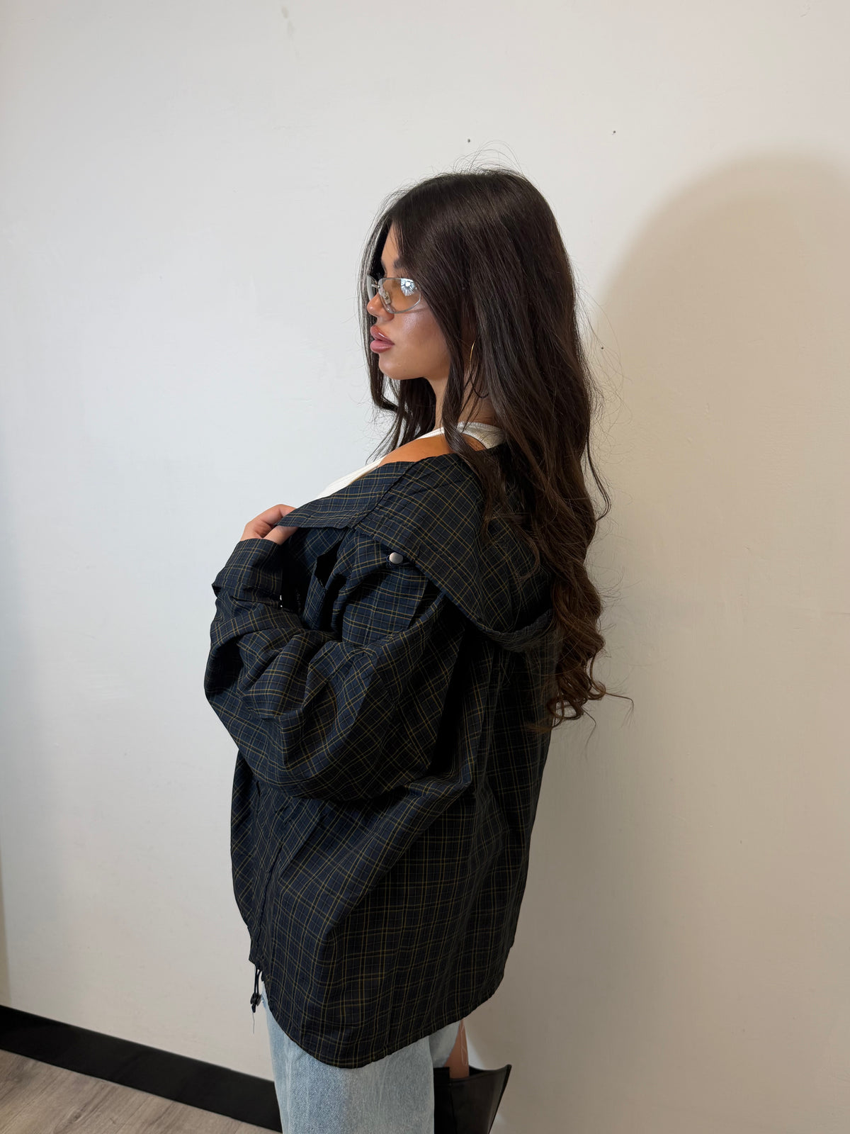 CAMICIA TARTAN HOODED