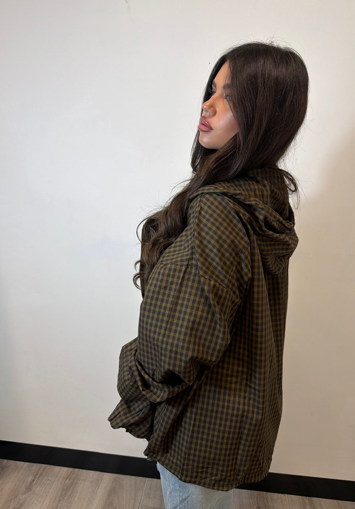 CAMICIA TARTAN HOODED
