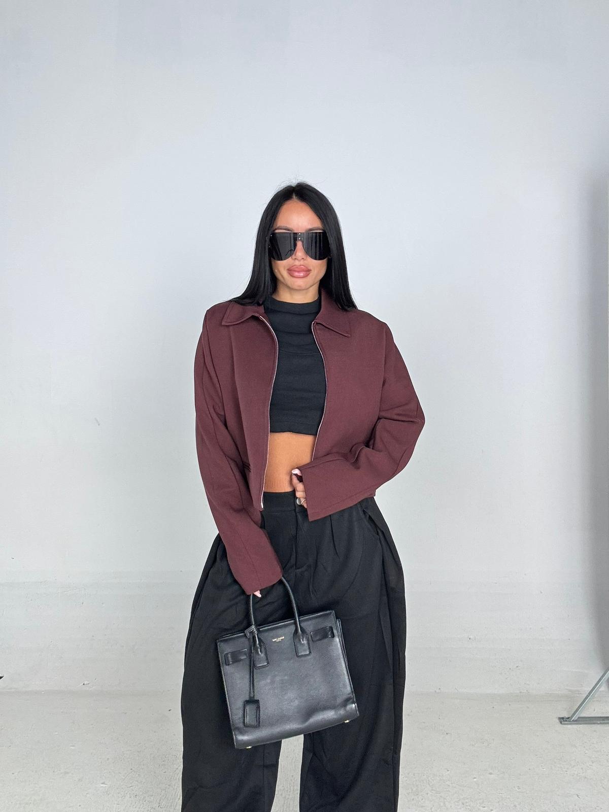 Bomber bordeaux